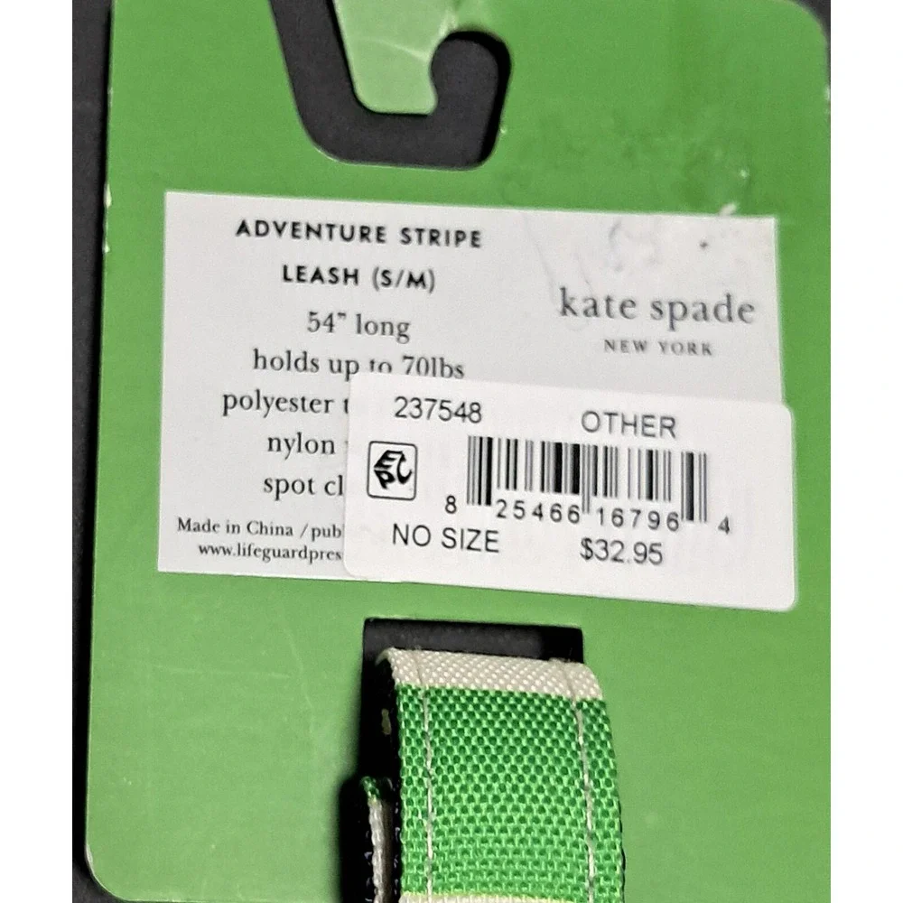 Kate Spade S/M, Red, White, Pink, Blue Leash, 54